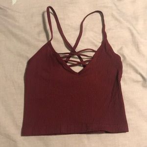 Slim-Fitting Crop Top from Target